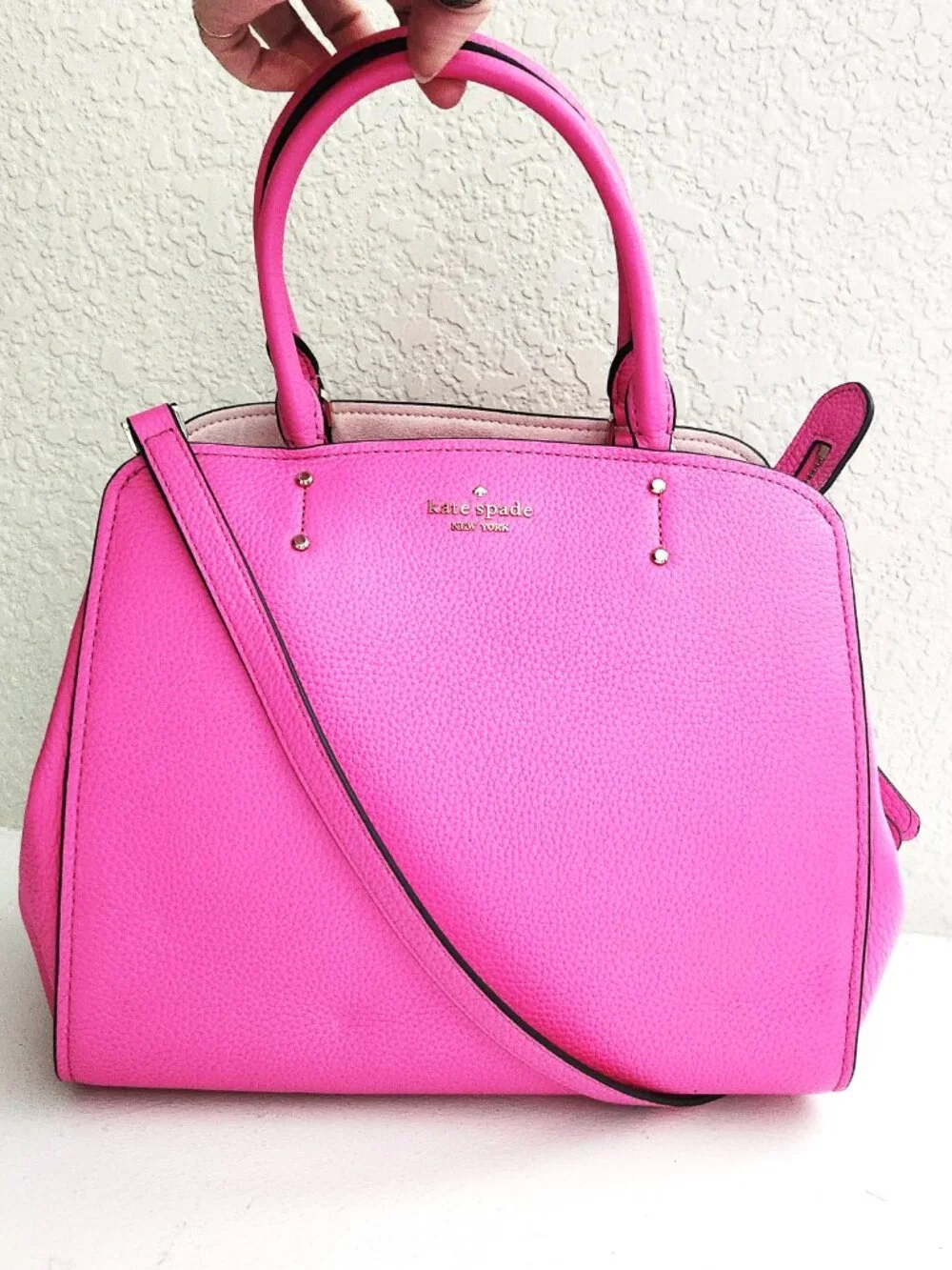 Like New Kate Spade NY Tegan Bright Peony Shoulder Bag Purse